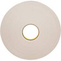 Ruban double face en mousse, 66 m (216') lo x 12,7 mm (1/2") la, 31 mils, Poly&eacute;thyl&egrave;ne Seaboard Timber Mart