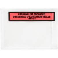 Packing List Envelope, 5-1/2" L x 4-1/2" W, Endloading Style Seaboard Timber Mart