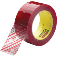 Scotch&reg; Security Message Box Sealing Tape 3779, Acrylic Adhesive, 1.8 mils, 48 mm (2") x 914 m (2998') Seaboard Timber Mart