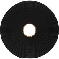 Ruban de mousse en vinyle 4504, 25,4 mm (1") la x 16,5 m (54') lo, 250 mils, Noir Seaboard Timber Mart