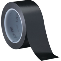 Ruban en vinyle 471, 12 mm (1/2") la x 32,9 m (108') lo, 5,3 mils, Noir Seaboard Timber Mart