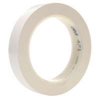 471 Vinyl Tape, 25.4 mm (1") W x 32.9 m (108') L, 5.3 mils, White Seaboard Timber Mart