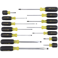 JKS-14S Cushion Grip Screwdriver Set, 14 Pcs. Seaboard Timber Mart