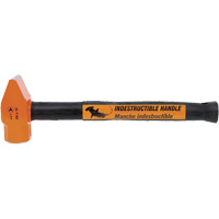 UCP-316 Marteau &agrave; panne droite &agrave; manche indestructible pour usage tr&egrave;s intensif, Poids de la t&ecirc;te 3 lb, Face Ordinaire, Prise Acier plein Seaboard Timber Mart