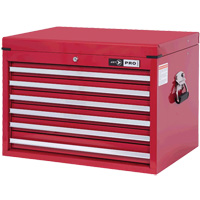 PMC2706 Pro Series Toolbox Combo, 17-7/8" D x 26" W x 18-15/16" H, Red Seaboard Timber Mart