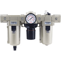 Filter, Regulator, Lubricator with Metal Bowl, 1/2" NPT, 150 PSI Seaboard Timber Mart