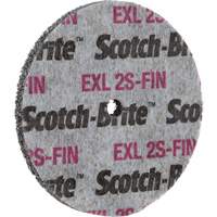 Meule homog&egrave;ne Scotch-Brite EXL, 3" x 1/2", Arbre de 1/4" Seaboard Timber Mart