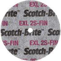 Meule homog&egrave;ne Scotch-Brite EXL, 3" x 1/2", Arbre de 1/4" Seaboard Timber Mart