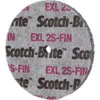 Meule homog&egrave;ne Scotch-Brite EXL, 3" x 1/2", Arbre de 1/4" Seaboard Timber Mart