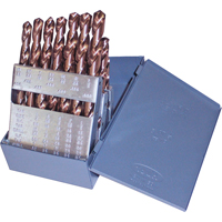 Jobber Length Drill Set, 15 Pieces, Cobalt Seaboard Timber Mart