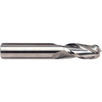 Ball Nose End Mill, 1/8" Dia., 4 Flutes, Carbide Seaboard Timber Mart