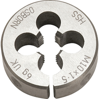 Fili&egrave;re ronde segment&eacute;e, Filet de M10 X 1,5, Acier rapide Seaboard Timber Mart