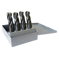 Reduced Shank Drill Bit Set, 5 Pieces, High Speed Steel Seaboard Timber Mart