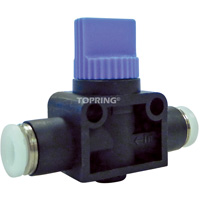 2-Way Straight Union Miniature Hand Valve, 1/4" NPT Air Inlet, 1/4" NPT Outlet, 150 PSI Seaboard Timber Mart