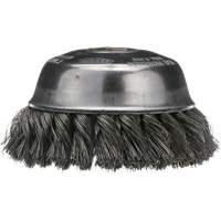 Knotted Cup Brush, 4" Dia. x 5/8"-11 Arbor Seaboard Timber Mart