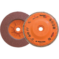 Disque &agrave; lamelles Enduro-Flex, 4-1/2" x 5/8"-11, Type 27, Grain 60, Alumine de zirconium Seaboard Timber Mart