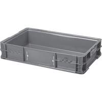 Syst&egrave;me de contenants d'exp&eacute;dition 4845 de StakPak Plus, 15" la x 24" p x 5" h, Gris Seaboard Timber Mart