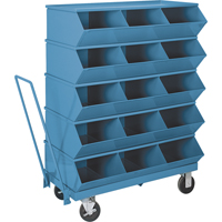 Bacs sectionnels superposables Stackbin - Chariots Seaboard Timber Mart