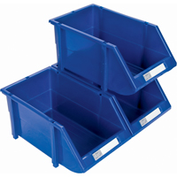 Bac empilable & &agrave; suspendre, 4-13/16" la, 3-3/16" h x 7-1/8" p, Bleu Seaboard Timber Mart
