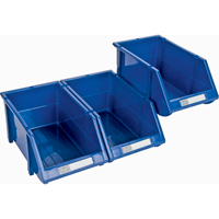 Bac empilable & &agrave; suspendre, 4-13/16" la, 3-3/16" h x 7-1/8" p, Bleu Seaboard Timber Mart