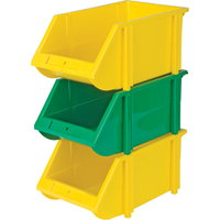 Bac empilable & &agrave; suspendre, 5-7/8" la, 4-11/16" h x 9-13/16" p, Jaune Seaboard Timber Mart