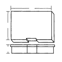 Compartment Case, Plastic, 15-1/2" W x 11-3/4" D x 2-1/2" H, Grey Seaboard Timber Mart
