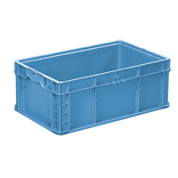 Syst&egrave;me de contenants d'exp&eacute;dition 4845 de StakPak Plus, 15" la x 24" p x 9,5" h, Bleu royal Seaboard Timber Mart