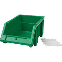 Stack & Hang Bin, 4-13/16" W x 3-3/16" H x 7-1/8" D, Green Seaboard Timber Mart