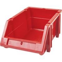 Bac empilable & &agrave; suspendre, 5-7/8" la, 4-11/16" h x 9-13/16" p, Rouge Seaboard Timber Mart