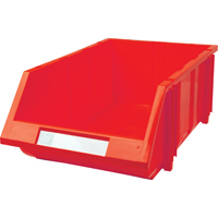 Bac empilable & &agrave; suspendre, 11-13/16" la, 7" h x 17-11/16" p, Rouge Seaboard Timber Mart