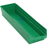 Bacs pour tablette, 6-5/8" la x 4" H x 23-5/8" p, Vert, Capacit&eacute; 50 lb Seaboard Timber Mart