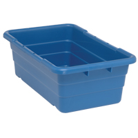 Cross Stack Bins, 16" W x 25.125" D x 8.5" H, Blue Seaboard Timber Mart