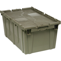 Box Transfer with Lid, 12.5" x 16.5625" x 27.3125", Grey Seaboard Timber Mart