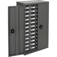 Casiers pour pi&egrave;ces KPC-400, Acier galvanis&eacute;, 48 tiroirs, 22-3/5" x 10-4/5" x 36-9/10", Gris Seaboard Timber Mart