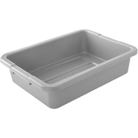 Boîtes utilitaires - Gris, 5" ha x 15" p x 20" lo, Plastique, Gris Seaboard Timber Mart