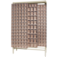 Free-Standing Tip-Out Bins Slider System, 48" W x 18" D x 77" H, 303 Drawers Seaboard Timber Mart