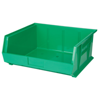 Stack & Hang Bin, 16-1/2" W x 7" H x 14-3/4" D, Green Seaboard Timber Mart