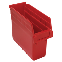 Bacs pour &eacute;tag&egrave;re Store-Max, 4-3/8" la x 8" H x 11-5/8" p, Rouge, Capacit&eacute; 44 lb Seaboard Timber Mart