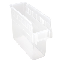 Bacs pour &eacute;tag&egrave;re Store-Max, 4-3/8" la x 8" H x 11-5/8" p, Transparent, Capacit&eacute; 44 lb Seaboard Timber Mart
