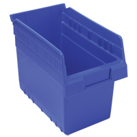 Bacs pour &eacute;tag&egrave;re Store-Max, 6-5/8" la x 8" H x 11-5/8" p, Bleu, Capacit&eacute; 44 lb Seaboard Timber Mart