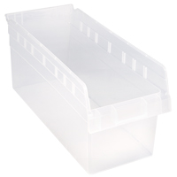 Bacs pour &eacute;tag&egrave;re Store-Max, 8-3/8" la x 8" H x 17-7/8" p, Transparent, Capacit&eacute; 56 lb Seaboard Timber Mart
