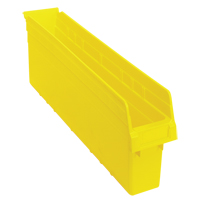 Bacs pour &eacute;tag&egrave;re Store-Max, 4-3/8" la x 8" H x 23-5/8" p, Jaune, Capacit&eacute; 68 lb Seaboard Timber Mart