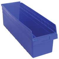 Bacs pour &eacute;tag&egrave;re Store-Max, 8-3/8" la x 8" H x 23-5/8" p, Bleu, Capacit&eacute; 68 lb Seaboard Timber Mart