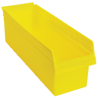 Bacs pour &eacute;tag&egrave;re Store-Max, 8-3/8" la x 8" H x 23-5/8" p, Jaune, Capacit&eacute; 68 lb Seaboard Timber Mart