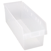 Bacs pour &eacute;tag&egrave;re Store-Max, 8-3/8" la x 8" H x 23-5/8" p, Transparent, Capacit&eacute; 68 lb Seaboard Timber Mart