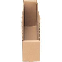 Deep Corrugated Parts Bins, 1-15/16" W x 11-1/4" D x 4-1/2" H, Beige Seaboard Timber Mart