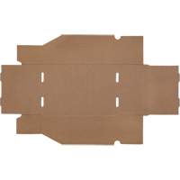 Boîtes profondes en carton ondul&eacute;, 7-5/8" la x 11-5/16" p x 4-1/2" h, Beige Seaboard Timber Mart