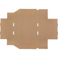 Boîtes profondes en carton ondul&eacute;, 9-3/4" la x 11-1/4" p x 4-1/2" h, Beige Seaboard Timber Mart