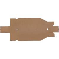 Boîtes profondes en carton ondul&eacute;, 3-3/4" la x 17-1/4" p x 4-1/2" h, Beige Seaboard Timber Mart