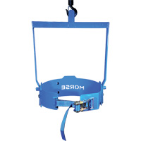 Ensemble de l&egrave;ve-baril manuel inclinable, Baril de 55 gal. US (45 gal. imp.), Capacit&eacute; 800 lb/363 kg Seaboard Timber Mart